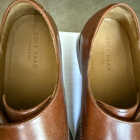 Cole Haan Tan/Brown Leather Double Monk Strap Dress Shoes main image 5
